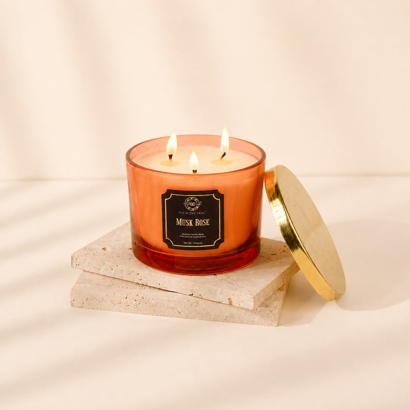 MUSK ROSE XL SCENTED CANDLES