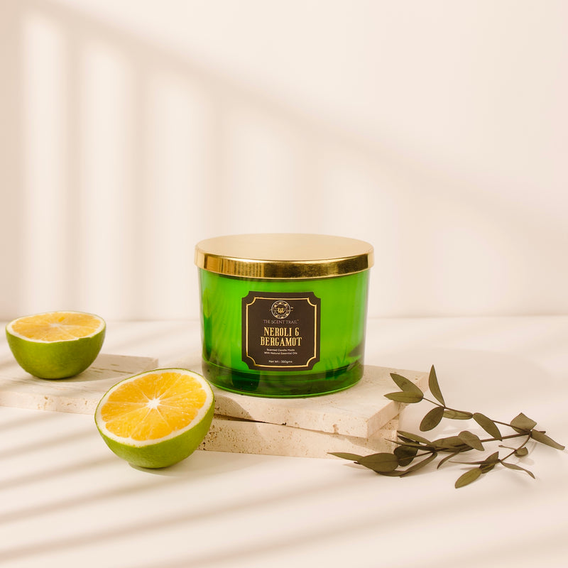 NEROLI & BERGAMOT XL SCENTED CANDLES