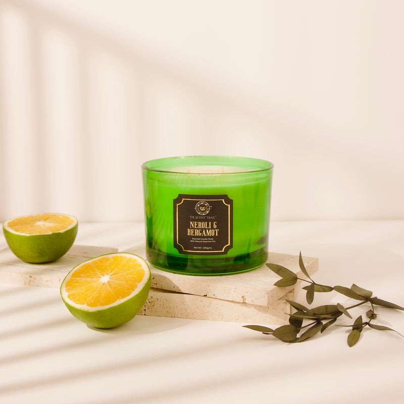 NEROLI & BERGAMOT XL SCENTED CANDLES