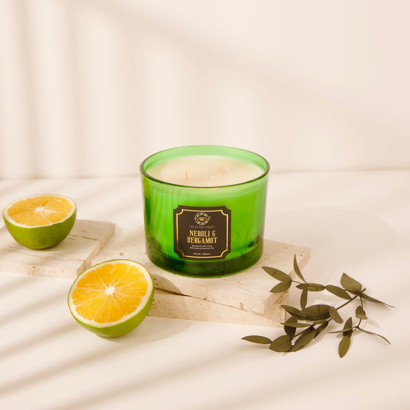 NEROLI & BERGAMOT XL SCENTED CANDLES