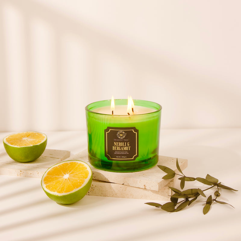 NEROLI & BERGAMOT XL SCENTED CANDLES